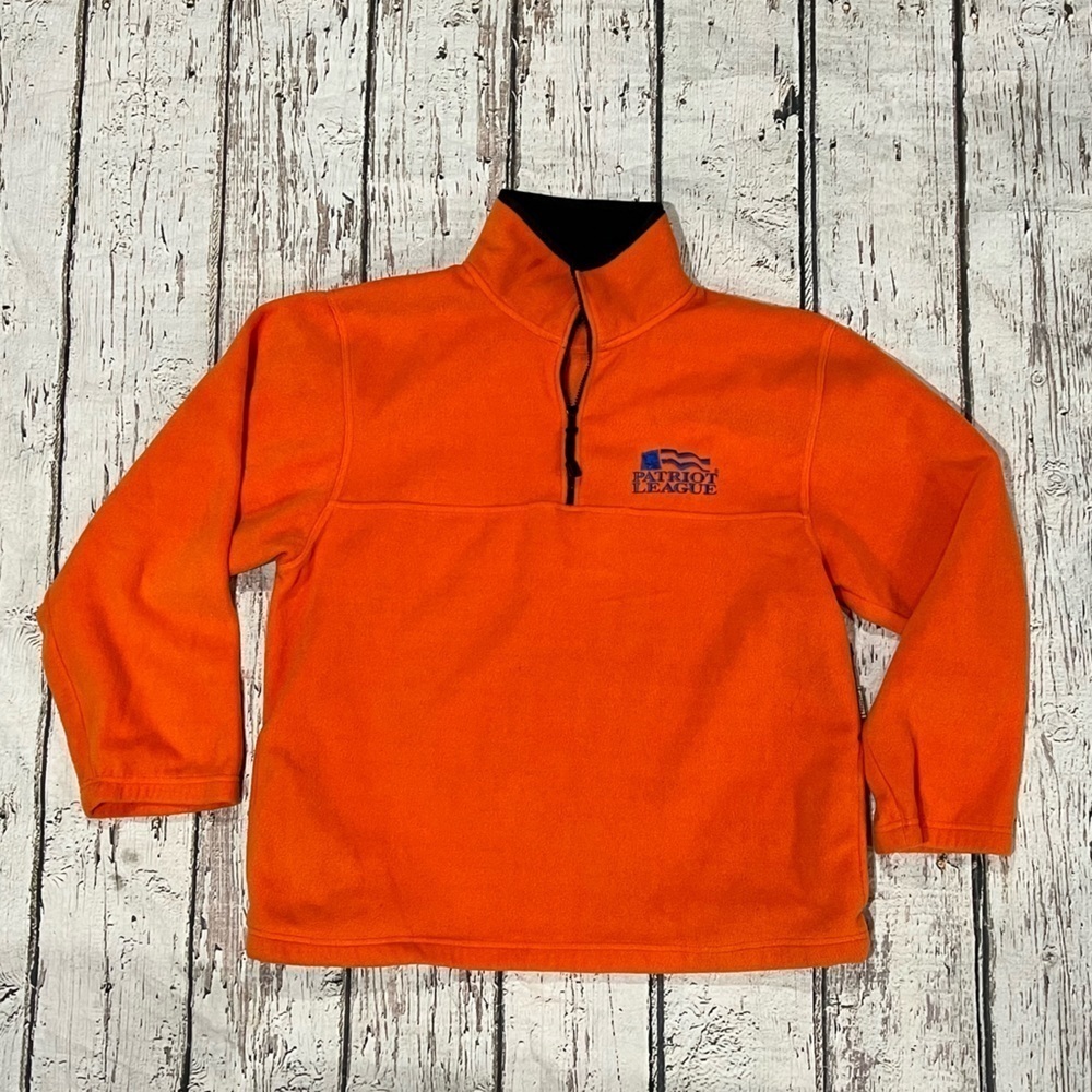 Patriot League College Sports NCAA Orange Pullover Jumper Fleece